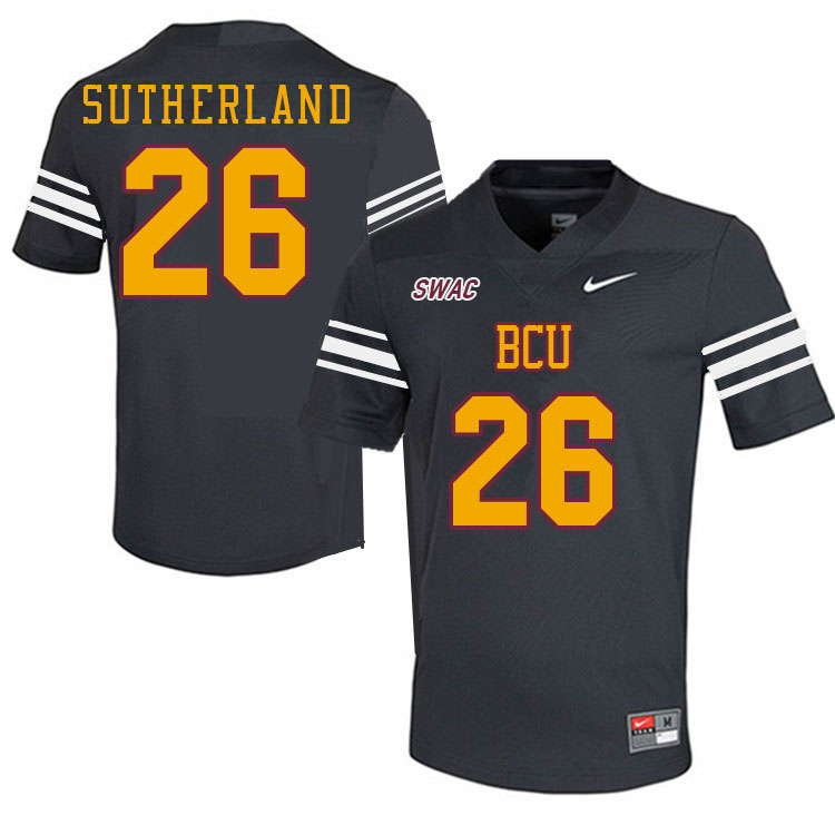 Men-Youth #26 Caleb Sutherland Bethune-Cookman Wildcats 2023 College Football Jerseys Stitched-Charc